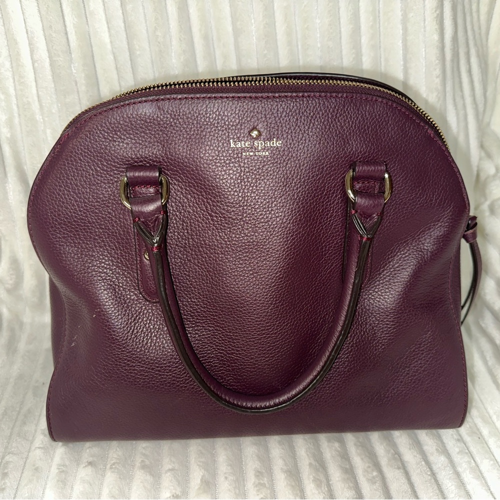 Kate Spade Plum Leather Handbag